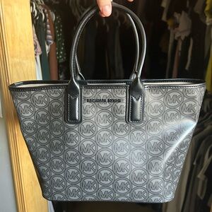NWOT Michael Kors Small Logo Black Tote Bag